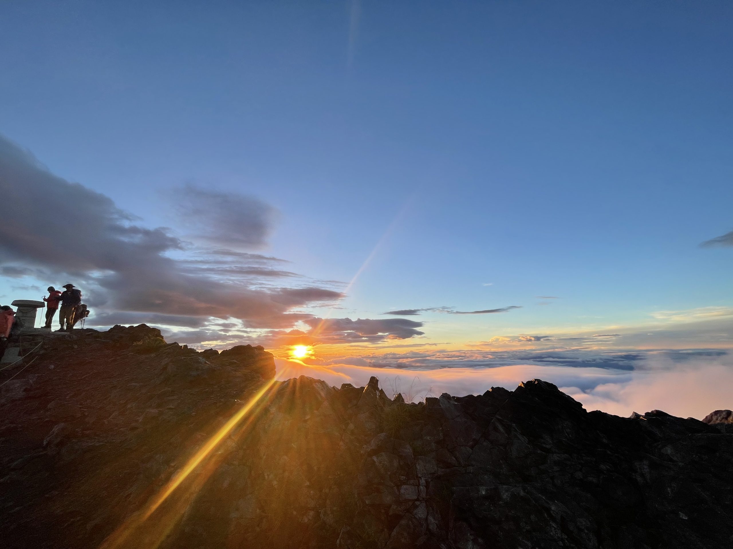 白馬岳からのご来光