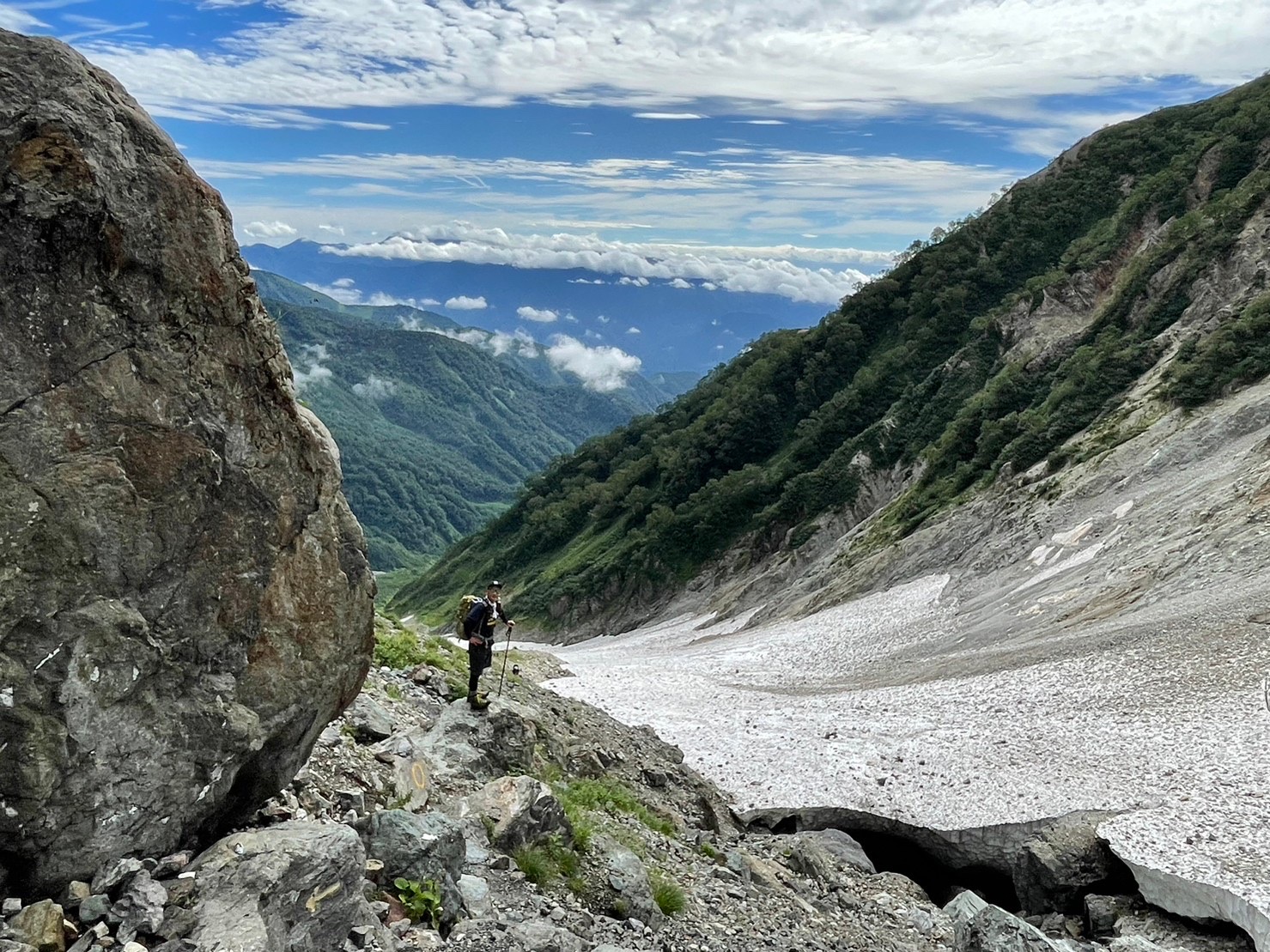 白馬大雪山と雲海