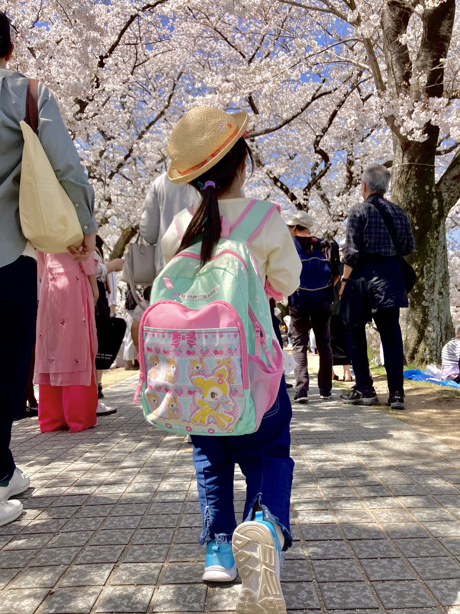 花見へお出かけ