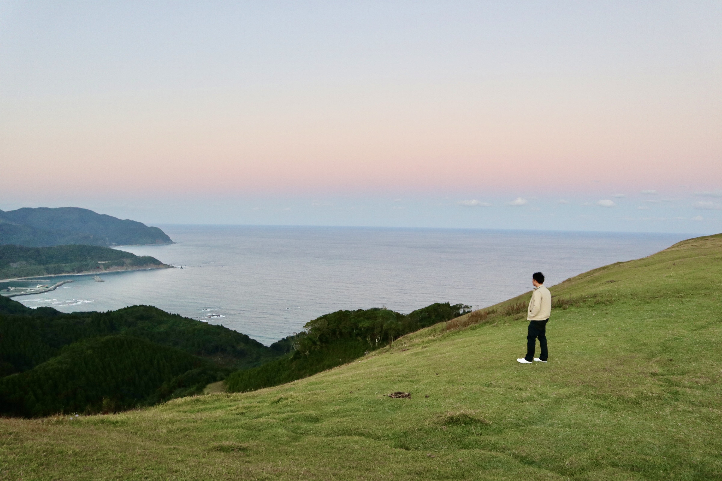 岬から見る海