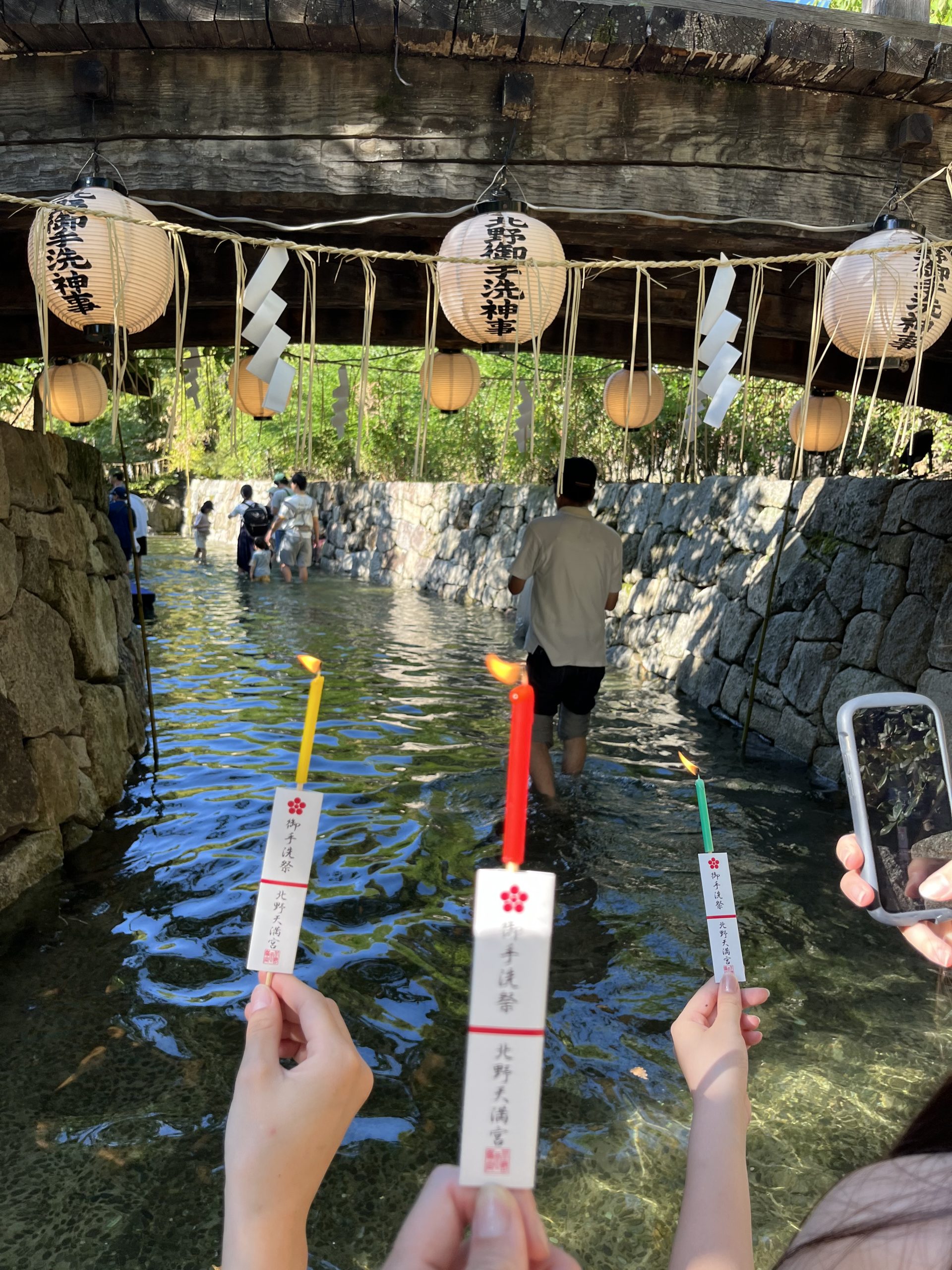 願いを込めた彩りローソク