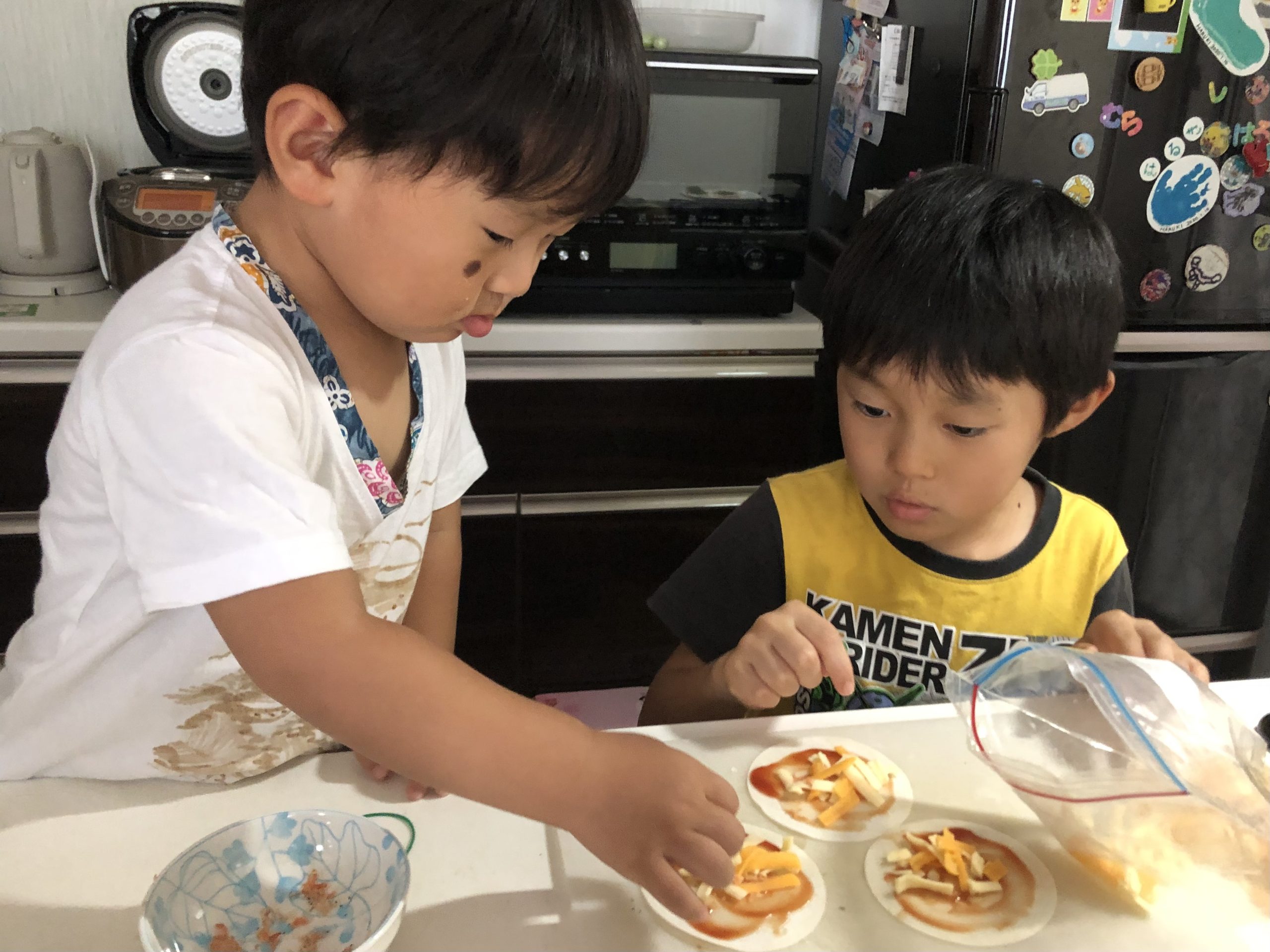 兄弟で料理に挑戦！